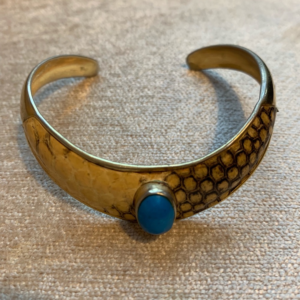 Snake Skin Cuff Boho Bracelet